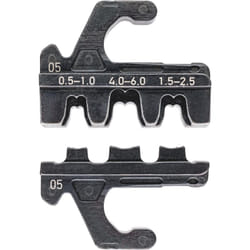 Knipex - 97 39 05 Matrice di crimpaggio per connettori a spina non isolati (ampiezza connettore 4,8 + 6,3 mm)