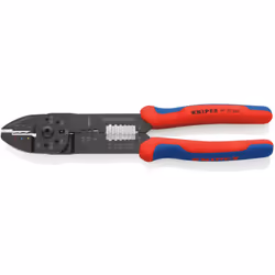 97 22 240 SB Pinza per capicorda . Con fori per troncare viti filettati in rame e ottone con filettatura M 2,6; M 3; M 3,5; M ...