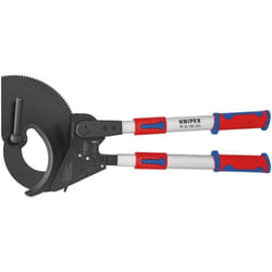 Knipex - 95 32 100 Cesoia a cremagliera (sistema a cricchetto) con manici telescopici rivestiti in materiale bicomponente 680 mm