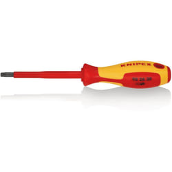 Knipex - 98 26 30 Giraviti per elettricisti per viti Torx® impugnatura isolante, in materiale bicomponente, collaudato vde brunita 210 mm
