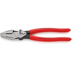 09 11 240 Pinza universale tipo forte "Lineman's Pliers" modello americano rivestiti in resina sintetica antiscivolo bonderizzata nera 240 mm