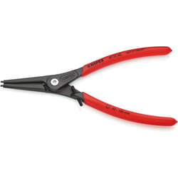 Knipex - 49 31 A3 Pinza di precisione per anelli di sicurezza per anelli di sicurezza esterni su alberi con meccanismo di limitazione