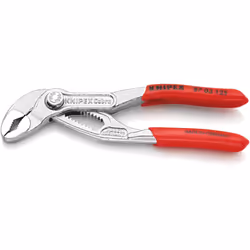 87 03 125 KNIPEX Cobra® Regolazione mediante pressione sul pulsante direttamente sul pezzo in lavorazione. Regolazione fine, ...