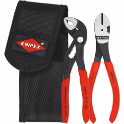 00 20 72 V02 Mini set di pinze Custodia portautensili in tessuto poliestere resistente all'usura, con chiusura a strappo e cl ...