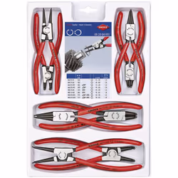 Dettagli tecnici Adatto per (Pinze per anelli) Anelli esterni ed interni Adatto per diametro albero 10-25 mm, 19-60 mm Adatto ...