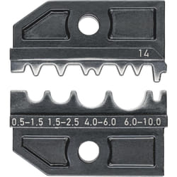 Knipex - 97 49 14 Matrice di crimpaggio per terminali femmina non isolati a compressione, tubolari e terminali a norma din 46234 e din 46235 così