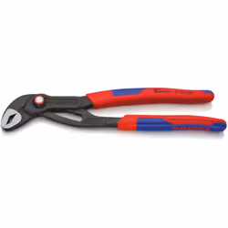 87 22 250 KNIPEX Cobra® QuickSet Aprire completamente, chiudere, fatto!. Ulteriore regolazione rapida sul pezzo chiudendo la  ...
