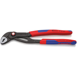 Knipex - 87 22 250 Cobra® QuickSet Pinza regolabile di nuova generazione per tubi e dadi rivestiti in materiale bicomponente, forma affusolata