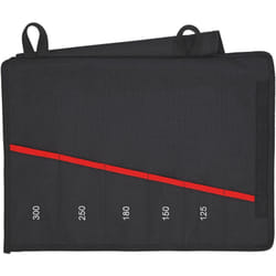 Knipex - 00 19 55 S4 le Borsa portautensili avvolgibile per pinze chiave senza utensili 6 scomparti 440 mm