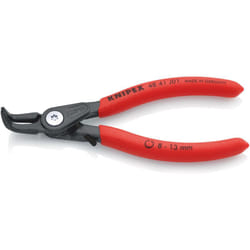 Knipex - 48 41 J01 Pinza di precisione per anelli di sicurezza per anelli di sicurezza interni a fori rivestiti in resina sintetica antiscivolo