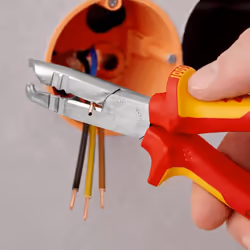 Knipex 13 46 165 pinza spellacavi Rosso, Giallo - Vista aggiuntiva 7