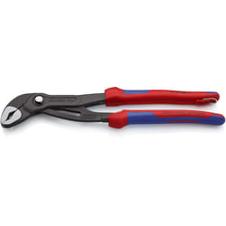 Knipex - Cobra Pinza Regolabile di Nuova Generazione per Tubi e Dadi Bonderizzata Grigia, Incorporato per Agganciare Una Protezione Anticaduta 300 Mm