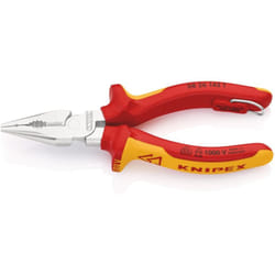 Knipex - 08 26 145 t Pinza universale con testa a punta isolante con manici rivestiti in materiali multicomponenti, collaudati vde con anello di