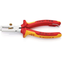 Knipex - 11 06 160 t Pinza spelacavi con molla di apertura universale isolante con manici rivestiti in materiali multicomponenti, collaudati vde con