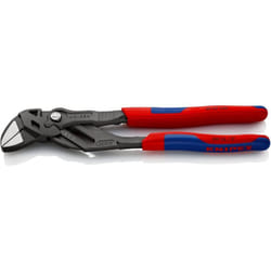 Knipex - Pinza Chiave Pinza e Chiave in Un Unico Utensile Bonderizzata Grigia, Rivestiti in Materiale Bicomponente 250 Mm (Confezione
