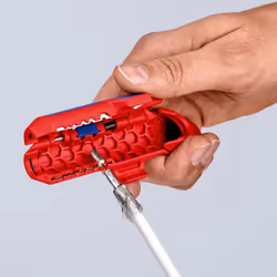 Knipex ErgoStrip pinza spellacavi Blu, Rosso - Vista aggiuntiva 4