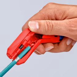 Knipex ErgoStrip pinza spellacavi Blu, Rosso - Vista aggiuntiva 5