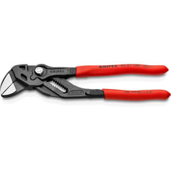 Knipex - Pinza Chiave Pinza e Chiave in Un Unico Utensile Bonderizzata Grigia, Rivestiti in Resina Sintetica 180 Mm (Confezione Self-Service/Blister)