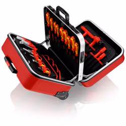 Knipex 98 99 15 cassetta per attrezzi Nero, Rosso Acrilonitrile butadiene stirene (ABS), Alluminio - Vista aggiuntiva 7