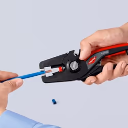 Knipex PreciStrip16 pinza spellacavi Nero, Rosso - Vista aggiuntiva 8