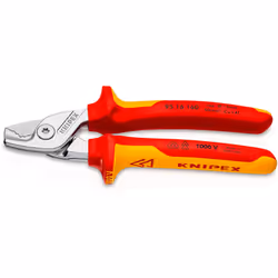 forbici per cavi knipex 9516160sb. knipex stepcut® tagliacavi con taglio a gradino bordi di taglio con indurimento supplement ...