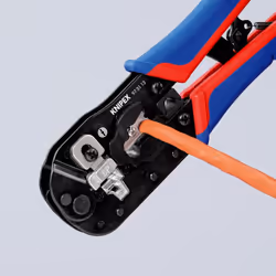 Knipex 97 51 13 pinza crimpatrice Nero, Blu, Rosso - Vista aggiuntiva 4