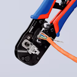 Knipex 97 51 13 pinza crimpatrice Nero, Blu, Rosso - Vista aggiuntiva 6