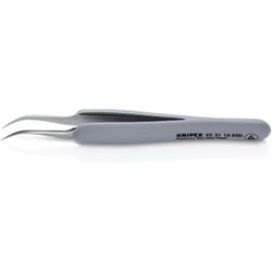 Knipex - 92 31 10 esd Pinzetta di precisione con impugnatura in gomma esd 122 mm