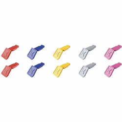 Dettagli tecnici Colore Blu, Grigio, Rosso, Giallo, Magenta Knipex 00 61 10 C V01 clip ColorCode miscela colori 1 (10 pezzi) ...