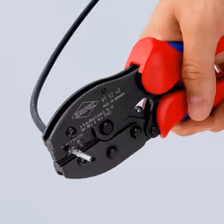 Knipex 97 52 42 pinza crimpatrice Blu, Rosso - Vista aggiuntiva 8