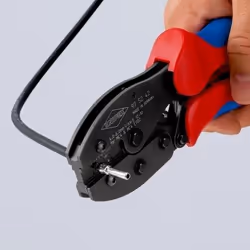 Knipex 97 52 42 SB pinza crimpatrice Blu, Rosso - Vista aggiuntiva 2