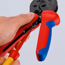 Knipex 97 52 42 SB pinza crimpatrice Blu, Rosso - Vista aggiuntiva 3