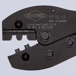 Knipex 97 52 42 SB pinza crimpatrice Blu, Rosso - Vista aggiuntiva 5
