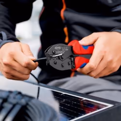 Knipex 97 52 42 SB pinza crimpatrice Blu, Rosso - Vista aggiuntiva 7