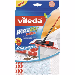 Vileda 1474, Mop cover, Nero, Rosso, Microfibra, 1 pz, 1400 mm