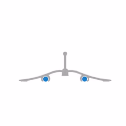 Wedo 52 5235 310 mm Alluminio Grigio
