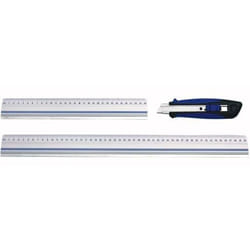 Wedo 525450 righello 500 mm Alluminio Argento