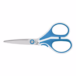 Wedo 975 5010, Adulto, Taglio a zig zag, Singolo, Blu, Bianco, Acciaio inox, Universale