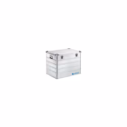 Contenitore per il trasporto in alluminio, capacità 239 l, lungh. x largh. x alt. interne 750 x 550 x 580 mm, in versione rob ...