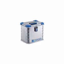 Contenitore universale in alluminio, capacità 27 l, dim. esterne lungh. x largh. x alt. 400 x 300 x 340 mm. Fornitura = monta ...