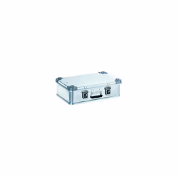 Contenitore per il trasporto in alluminio, capacità 29 l, lungh. x largh. x alt. interne 550 x 350 x 150 mm, in versione robu ...