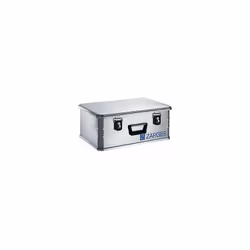 Contenitore multiuso in alluminio, Mini, capacità 42 l, dim. esterne lungh. x largh. x alt. 600x400x240 mm, peso 4 kg. Fornit ...
