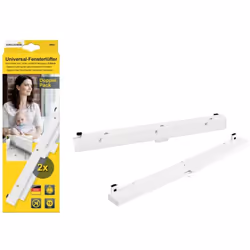 Dettagli tecnici Colore Bianco Ulteriori dati tecnici Ventola per finestre universale Dim 293 x 21 x 9,5 mm (+/- 1,5 mm) Mate ...