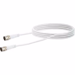 Schwaiger KDAK30 532, 3 m, F, F, Bianco