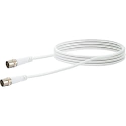 Schwaiger KDAK30 532 cavo coassiale 3 m F Bianco