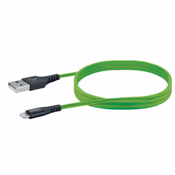 Schwaiger LPRO420 501, Verde, USB A, Lightning, 1,2 m, Maschio, Maschio