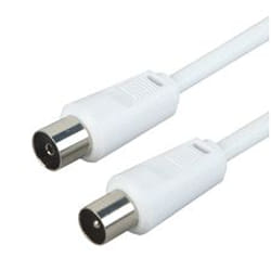 Schwaiger KVK215 052 cavo coassiale 1,5 m IEC169-2 Bianco