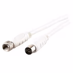Schwaiger KVCKHQ191 532, 1,5 m, F, IEC, Bianco