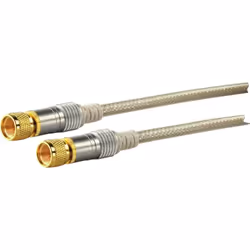 Schwaiger KVCHD150532 cavo coassiale 15 m F Bianco