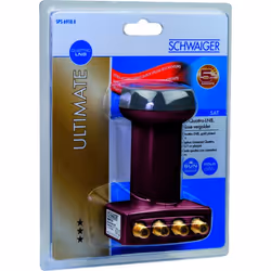 Schwaiger SPS6918R 531 convertitori abbassatore di frequenza Low Noise Block (LNB) Rosso - Vista aggiuntiva 7